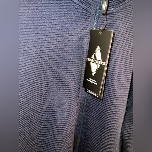 💥💥💥 Skechers Hoodless Hoodie Ottoman Jacket Size: XL NWT - Picture 4 of 11